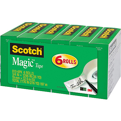 Scotch 3/4"W Magic Tape (MMM8106PKBD)