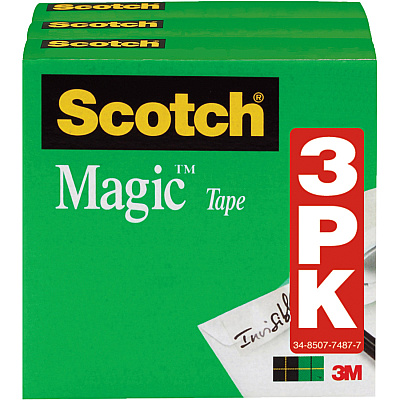 Scotch 1/2"W Magic Tape (MMM810H3BD)