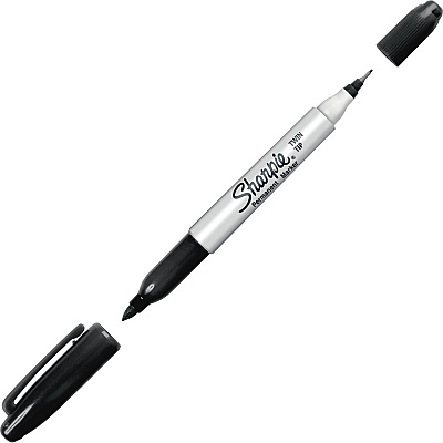 Sharpie Twin Tip Permanent Markers (SAN32175PPBG)