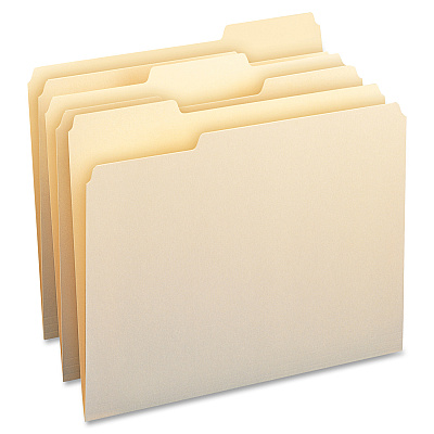 Smead 1/3 Tab Cut Letter Recycled Top Tab File Folder (SMD10331CT)