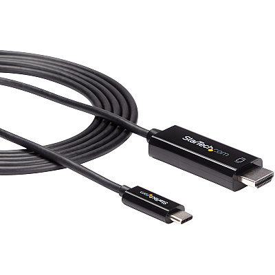 StarTech 2m / 6ft Usb C To Hdmi Cable - Usb 3.1 Type C To Hdmi - 4k At 60hz - Black (CDP2HD2MBNL)