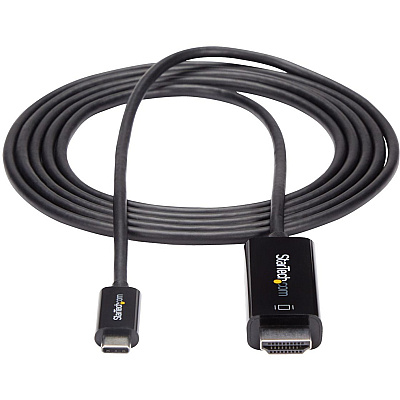 StarTech 2m / 6ft Usb C To Hdmi Cable - Usb 3.1 Type C To Hdmi - 4k At 60hz - Black (CDP2HD2MBNL)