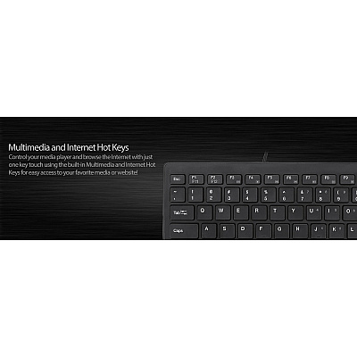 Adesso Slimtouch Mini Usb Keyboard (AKB111UB)