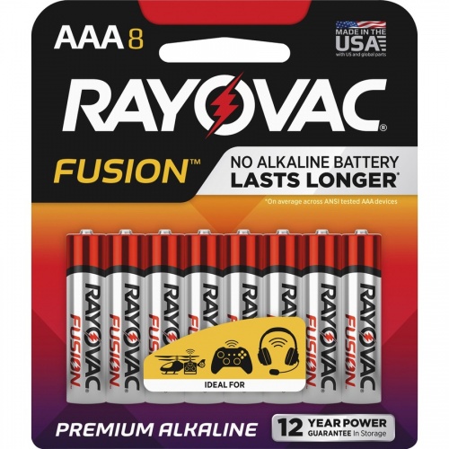Rayovac Fusion Alkaline AAA Battery 8-Packs (8248TFUSKCT)