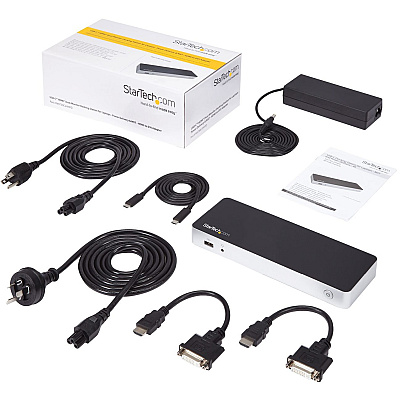StarTech Dual Monitor Usb C Docking Station Hdmi (MST30C2HHPD)