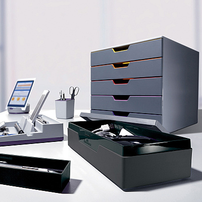 Durable VARICOLOR Desktop 5 Drawer Organizer (DBL760527)