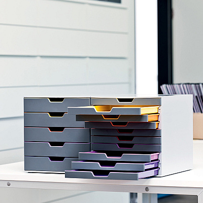 Durable VARICOLOR Desktop 5 Drawer Organizer (DBL760527)