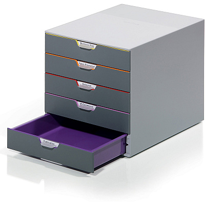Durable VARICOLOR Desktop 5 Drawer Organizer (DBL760527)