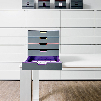 Durable VARICOLOR Desktop 5 Drawer Organizer (DBL760527)