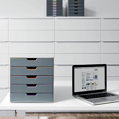 Durable VARICOLOR Desktop 5 Drawer Organizer (DBL760527)