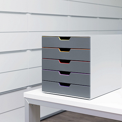 Durable VARICOLOR Desktop 5 Drawer Organizer (DBL760527)
