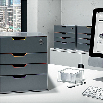 Durable VARICOLOR 4 Safe - 4-Drawer (760627)