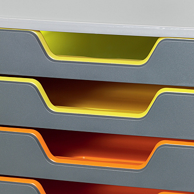 Durable VARICOLOR Desktop 10 Drawer Organizer (DBL761027)