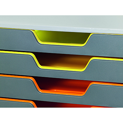 Durable VARICOLOR Desktop 10 Drawer Organizer (DBL761027)