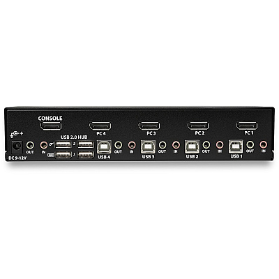 StarTech 4port Displayport Kvm Switch 4k 60hz Taa (SV431DPUA2)