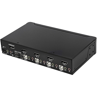StarTech 4port Displayport Kvm Switch 4k 60hz Taa (SV431DPUA2)