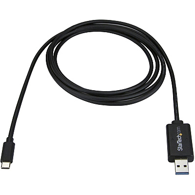 StarTech Data Transfer Cable, Usb C To A, Mac/win (USBC3LINK)