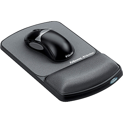 Fellowes Mouse Pad / Wrist Support with Microban Protection (FEL9175101)