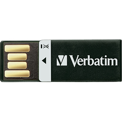 Verbatim 16GB Clip-it USB Flash Drive - Black (43951)