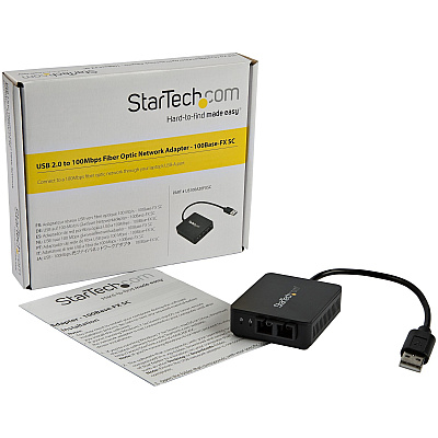 StarTech Usb 2.0 To Fiber Optic Converter 100mbps (US100A20FXSC)