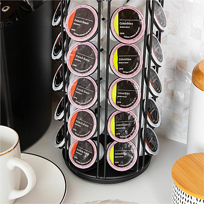 Mind Reader 35-pod Coffee Carousel (EMSMETCAR35BLK)