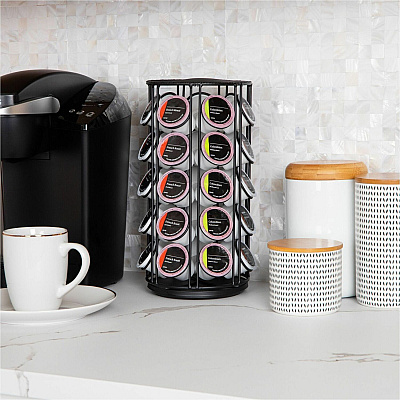 Mind Reader 35-pod Coffee Carousel (EMSMETCAR35BLK)