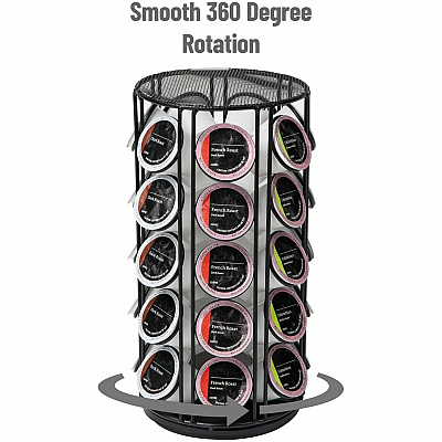 Mind Reader 35-pod Coffee Carousel (EMSMETCAR35BLK)