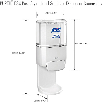 PURELL ES4 Hand Sanitizer Manual Dispenser (GOJ502001)