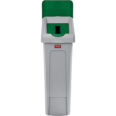 Rubbermaid Commercial Slim Jim Lid Green Paper Slot (RCP2007886)