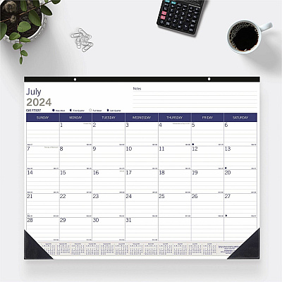 Blueline DuraGlobe Academic Monthly Desk Pad (CA177227)