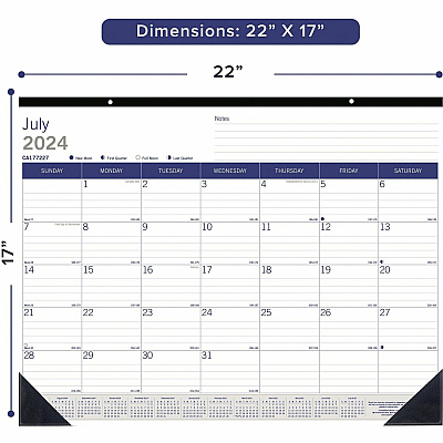 Blueline DuraGlobe Academic Monthly Desk Pad (CA177227)