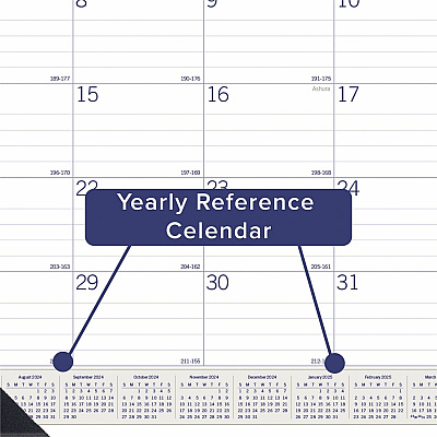 Blueline DuraGlobe Academic Monthly Desk Pad (CA177227)
