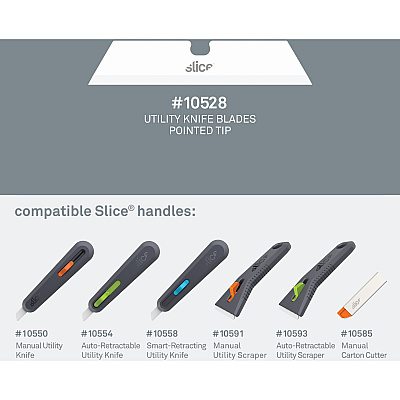 slice Pointed Tip Ceramic Utility Blades (SLI10528)