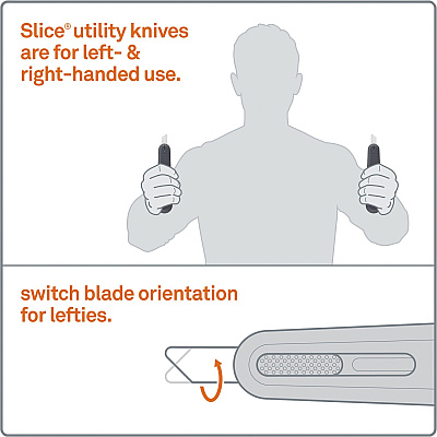 slice Auto Retract Utility Knife (SLI10554)