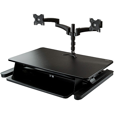 StarTech Sit-stand Desk Converter - With Dual Arm (BNDSTSLGDUAL)