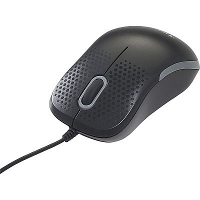 Verbatim Silent Corded Optical Mouse - Black (99790)