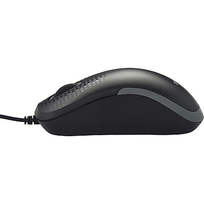 Verbatim Silent Corded Optical Mouse - Black (99790)