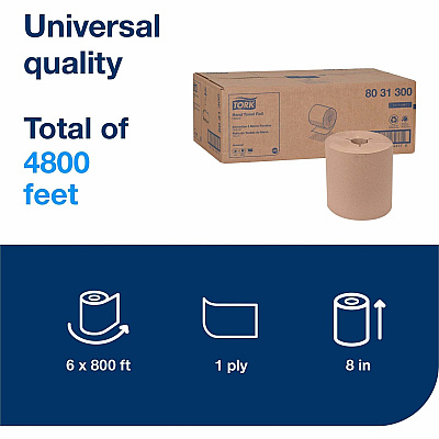 TORK Universal Hand Towel Roll (TRK8031300)