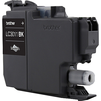 Brother LC3011BK Original Standard Yield Inkjet Ink Cartridge - Single Pack - Black - 1 Each
