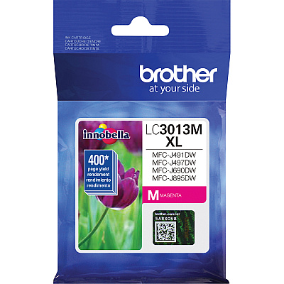 Brother LC3013M Original High Yield Inkjet Ink Cartridge - Single Pack - Magenta - 1 Each