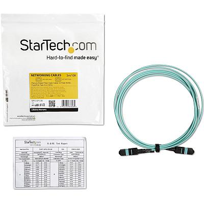 StarTech 3m (10ft) Mtp(f)/pc To Mtp(f)/pc Om3 Mul (MPO12PL3M)