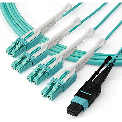 StarTech 3m (10ft) Mtp(f)/pc To 4x Lc/pc Duplex B (MPO8LCPL3M)