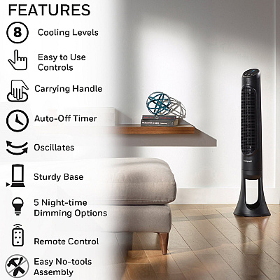 Honeywell QuietSet Tower Fan (HWLHYF290B)