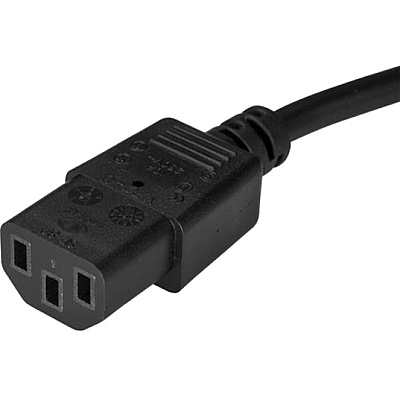 StarTech 15ft Power Cord, Flat 5-15p To C13 Cable (PXTF10115)