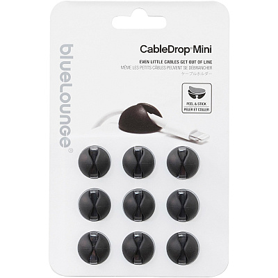 Bluelounge CableDrop Mini Cable Anchor for Small Cords (AVTBLUCDMBL)
