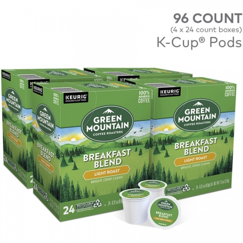 Green Mountain Coffee Roasters K-Cup Breakfast Blend Coffee (6520CT)