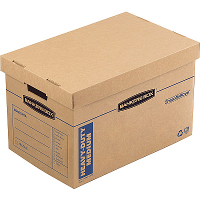 Bankers Box SmoothMove Maximum Strength Moving Boxes (FEL7710301)
