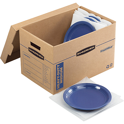Bankers Box SmoothMove Maximum Strength Moving Boxes (FEL7710301)