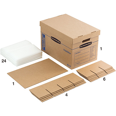 Bankers Box SmoothMove Maximum Strength Moving Boxes (FEL7710301)
