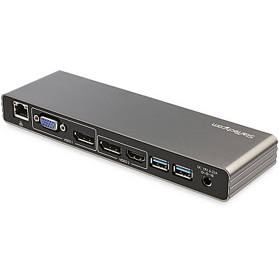 StarTech Thunderbolt 3 Dock - Dual 4k Dp Hdmi Vga (TB3DK2DHV)